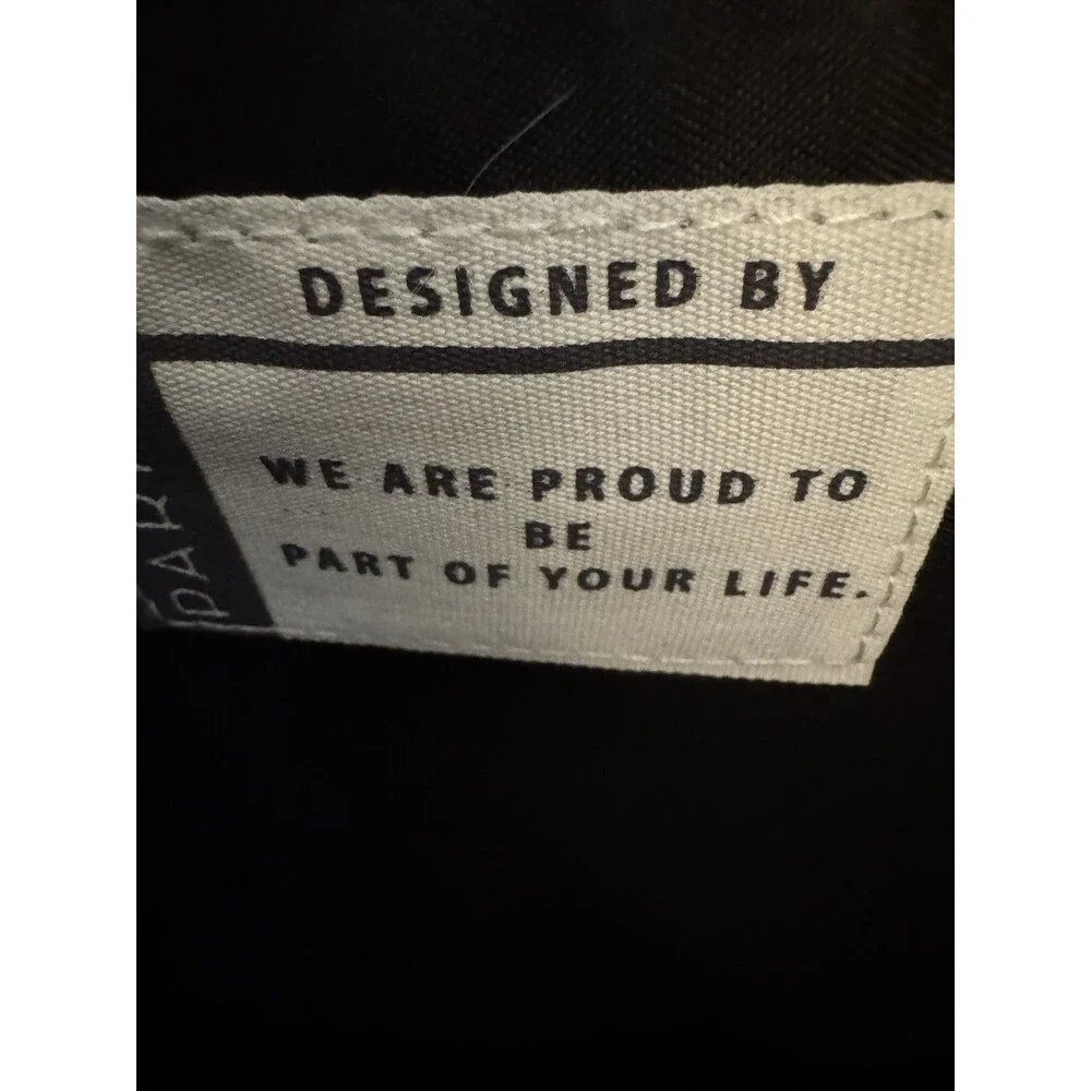 Parfois Laptop Bag Paris Monuments Print Black White Soft Side School Work